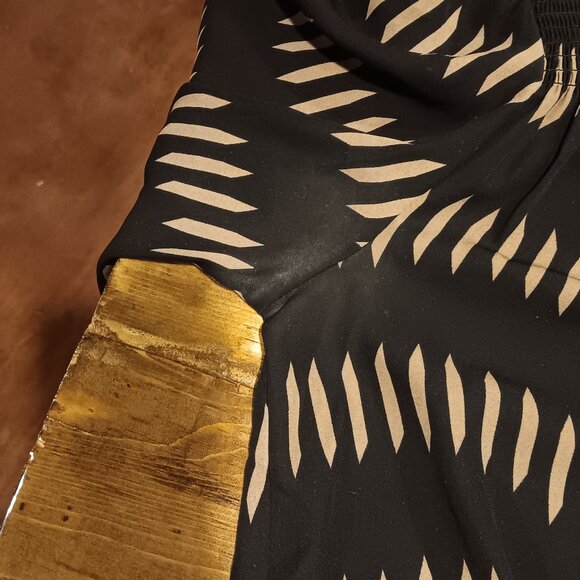 ✨️The Limited Black and Tan Blouse Size Medium - Picture 7 of 8